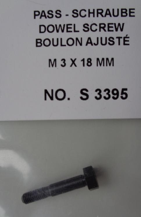 Pass-Schraube M3X18