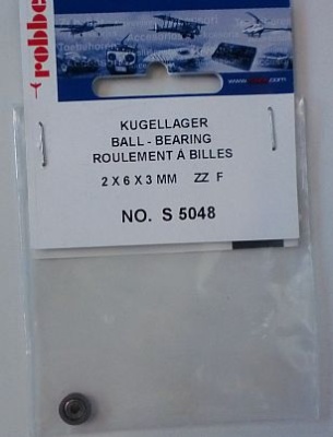 Kugellager  2X 6X3   Zz F  1S