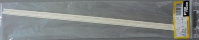 Plastik-T-Profil, 33 cm lg., 2,5x2,5, 0,50 mm breit, 5 Stück