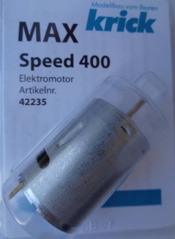 MAX Speed 400 Elektromotor