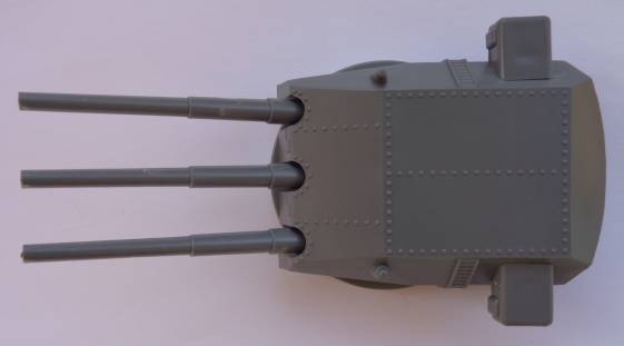 Drillingsturm 28cm (Plastik), drehbar, Rohre beweglich, grau