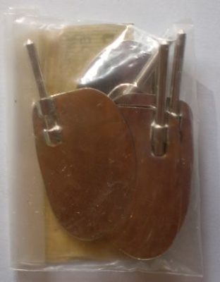 RUDERBLATT 35x23mm, Höhe 51 mm, 2 mm, glatt, 5 Stück