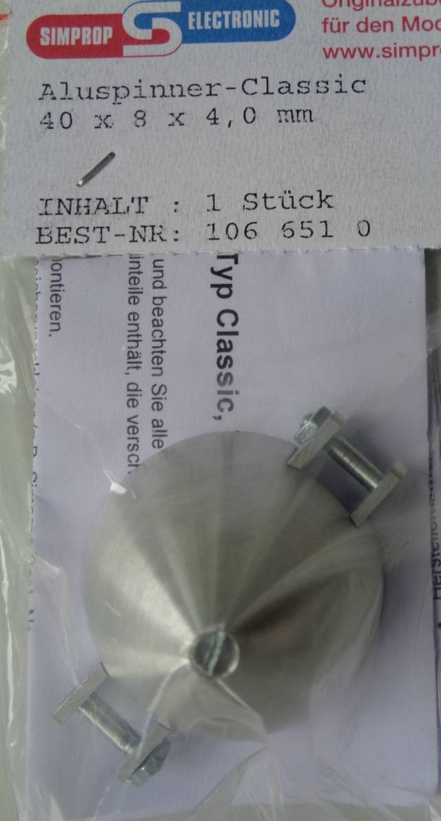 Aluspinner-Classic - 40 x 8 x 4,0 mm