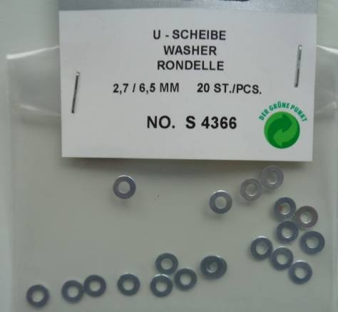 U-Scheibe 2,7/6,5    20Stk