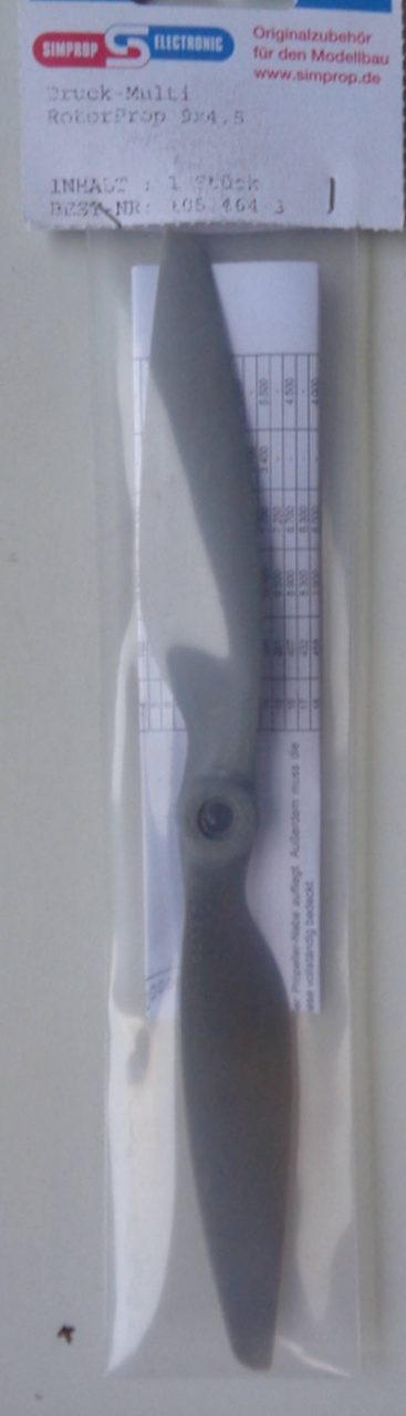 APC -Druck-Multi-Rotor-Luftschraube 9 x 4,5 Linksläufer