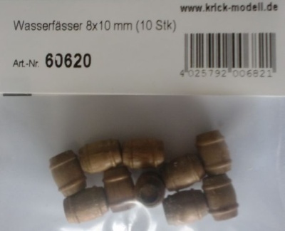 Wasserfässer 8x10 mm (10 Stk)