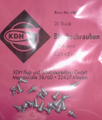 Blechschrauben 2,2x4,5mm