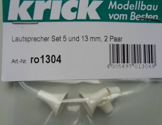 Lautsprecher Set 5 und 13 mm,