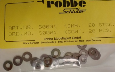 U-Scheibe 3,2X7X0,5  20Stk