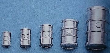 Fass mit Spund, Aluminium gedreht, Ø 10x15 mm