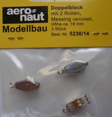 Block mit 2 Rollen