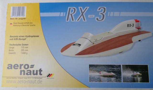RX-3  Outboard Hydroplane(L. 73,5 cm)