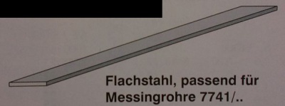 Flachstahl 1 m / 15 x 1,5 mm, passend f. Messingr. AE774116