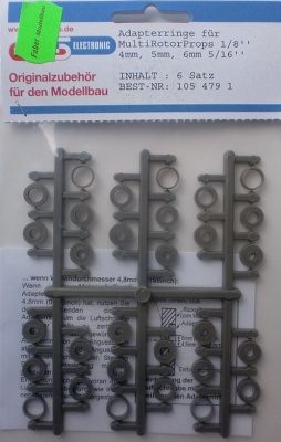 Adapterringe für Multi-Rotor-Propeller -vorrätig 1.1.24 -