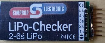 LiPoChecker 6s, -  für bis 6 Lipo-Zellen  -