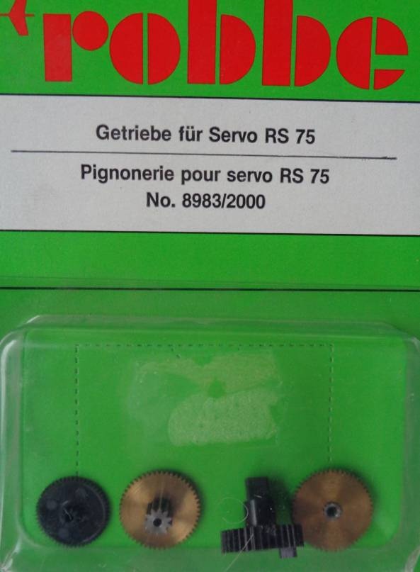 Geriebe für Servo RS 75