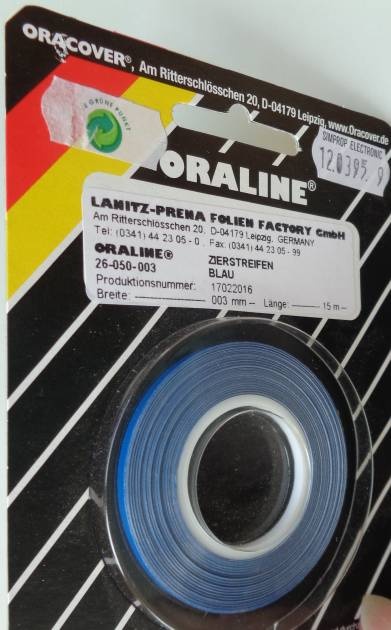 ORALINE 3 MM BLAU