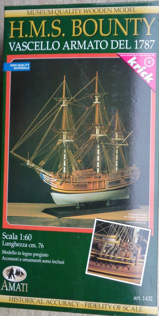 Bounty H.M.S 1787 Baukasten  - vorrätig -  /1.5.2025 -