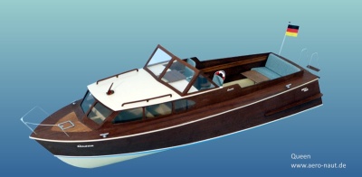 Queen Sportboot, Länge 95 cm - vorrätig -  /1.4.2023 -