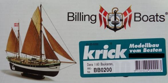 Dana 1:60 Baukasten, Länge 39 cm