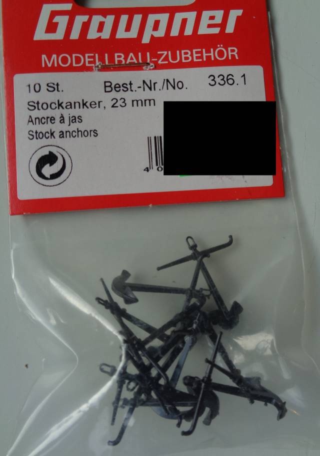 Stockanker,   10 Stück