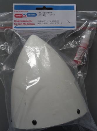 GFK-Spinner - 110 mm - weiß