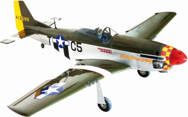 North American P-51D Mustang - Spannweite 143 cm -