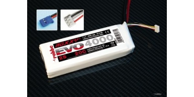 LiPo-Akku ROXXY Evo 2-4000 20C  - 1.10.24 vorrätig -