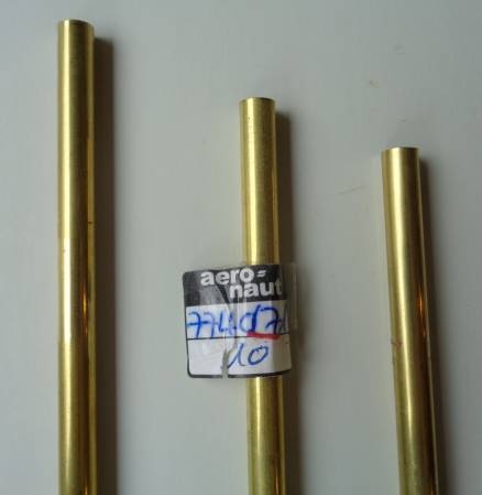 Messingrohr  7.0 / 6.1mm, Länge 1 m, 1 Stück