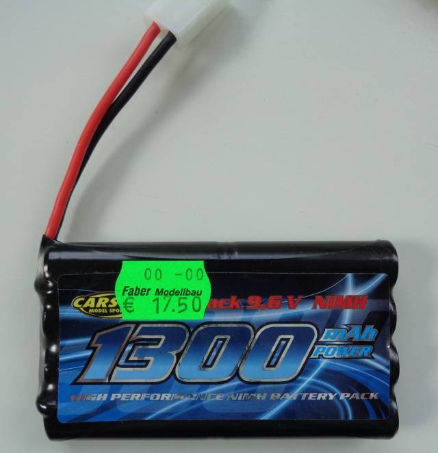 Akku Power Pack 9,6V/1300 mAh