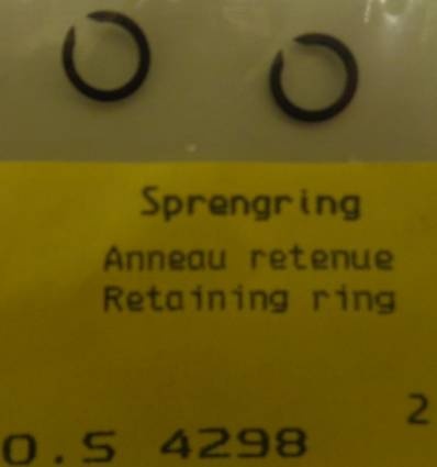 Sprengring 7mm        2 Stück