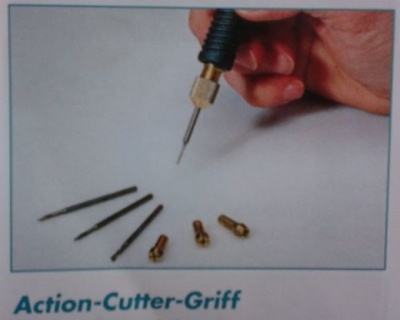Action-Cutter-Griff mit Spannfutter
