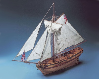 HMS Resolution 1:50 Baukasten, Länge 78 cm,   -NEU-