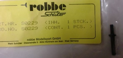 Gewindebolzen M3X 7 /25