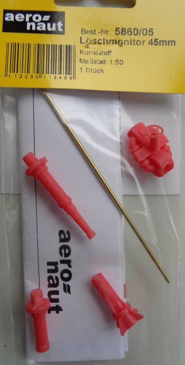 Löschmonitor, Höhe 45 mm, Maßstab 1:50 - NEU -