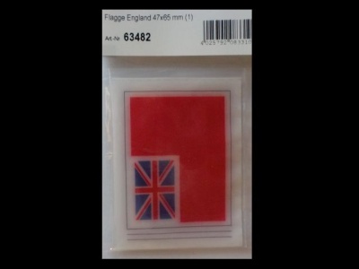 Flagge England 47x65 mm , 1 Stck.