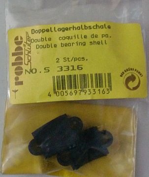 Doppellagerhalbschale 2 Stück