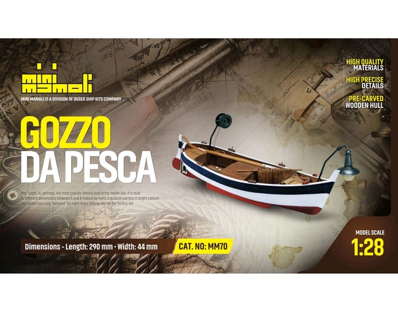 Gozzo da pesca  Bausatz 1:28