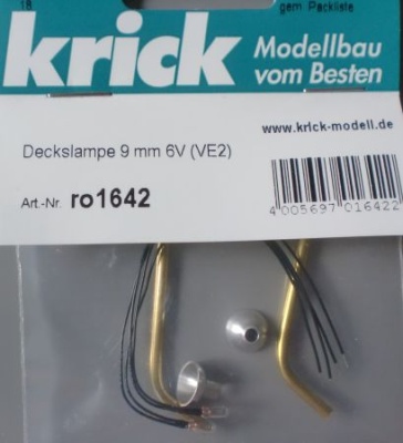 Deckslampe 9 mm 6V (VE2)