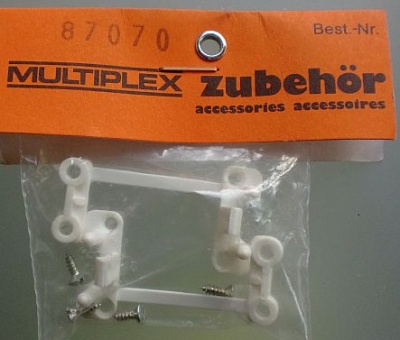 Schnellbefestigung Mini-Servo, 1 Satz