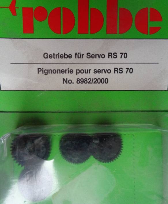 Getriebe für Servo RS 70