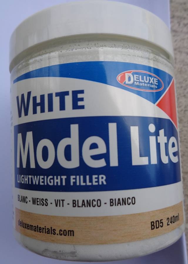 Model Lite weiß Balsa 240 ml, Super-Leichtspachtel