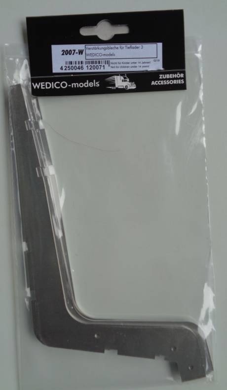 Verstärkungsbleche für Tieflader  3,      WEDICO-models