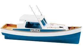 Polizeiboot Baukasten (40 cm)