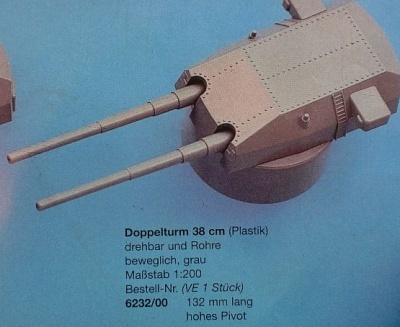Doppelturm 38cm hohes Pivot, drehbar, Rohre beweglich