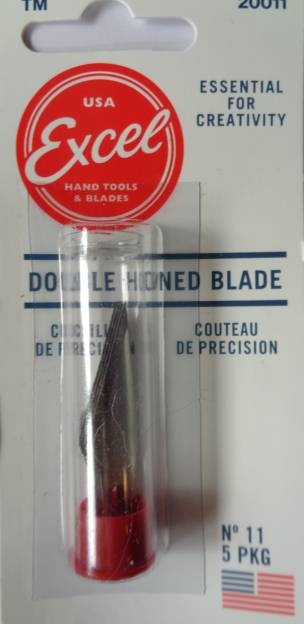 Klingen spitz B11 (5 Stück)   mit Schaftbreite 6 mm.