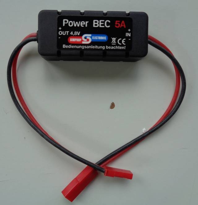 Power BEC 5 A, Ausgangsspannung  4,8V