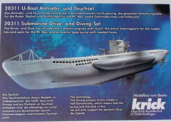 U-Boot Antriebs- und Tauchset