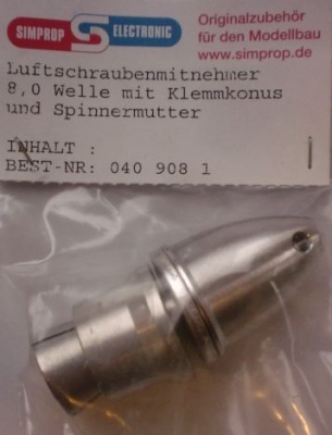 Luftschraubenmitnehmer f. 8 mm Motorwellen-Ø,   (2x vorr.)