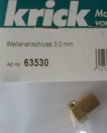 Wellenanschluß 3,0 mm